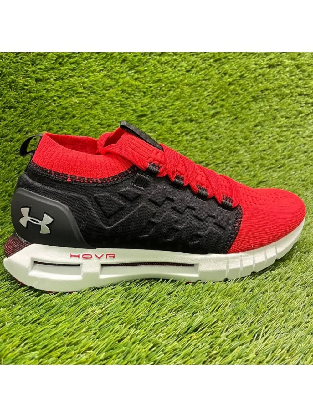Under Armour HOVR Phantom 1 Mens Size 10.5 Red Black Athletic Shoes Sneakers